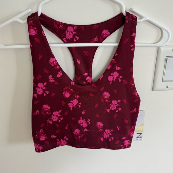 Z by Zella Floral Racerback Sports Bra XS - Picture 1 of 5